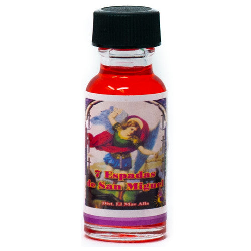 Aceite 7 Espadas De San Miguel - Spiritual Oil - Lot Of 6 Units Wholesale