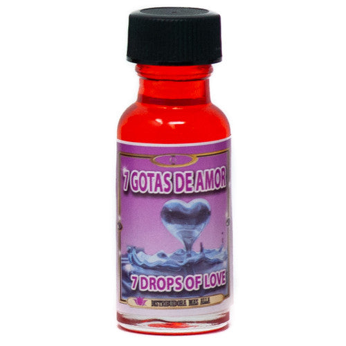 Aceite 7 Gotas De Amor - Spiritual Oil - Lot Of 6 Units Wholesale