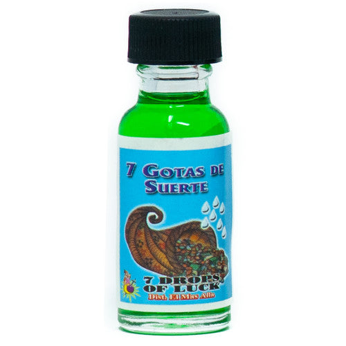 Aceite 7 Gotas De Suerte - Spiritual Oil - Lot Of 6 Units Wholesale