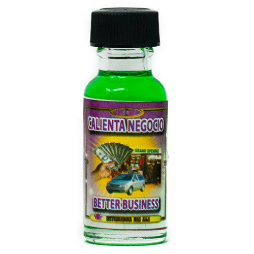 Aceite Calienta Negocios - Ritual Oil - Lot Of 6 Units Wholesale