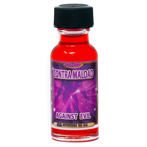 Aceite Contra Maldad - Against Evil Ritual Oil - Lot Of 6 Units Wholesale