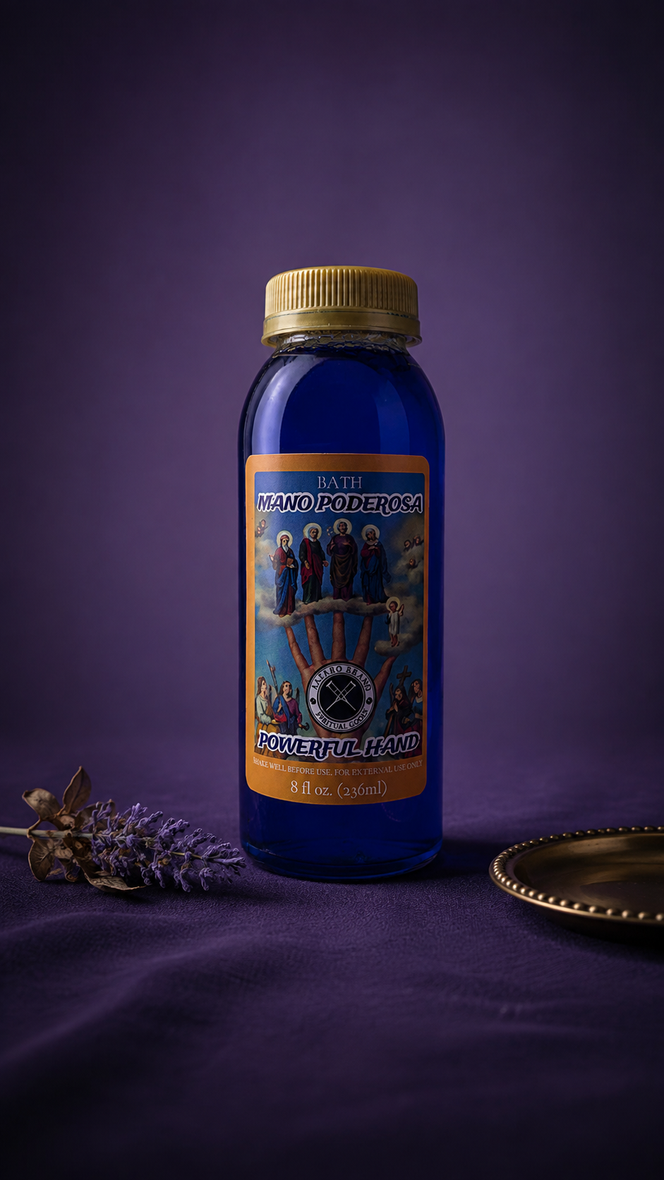Powerful Hand / Mano Poderosa Spiritual Bath Liquid, 8 oz