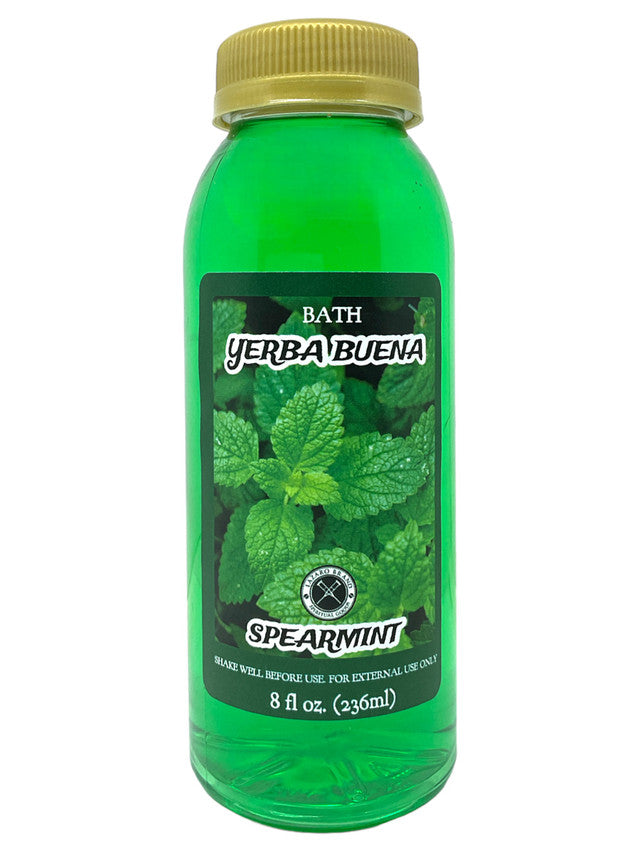 Spearmint / Yerba Buena Spiritual Bath Liquid, 8 oz